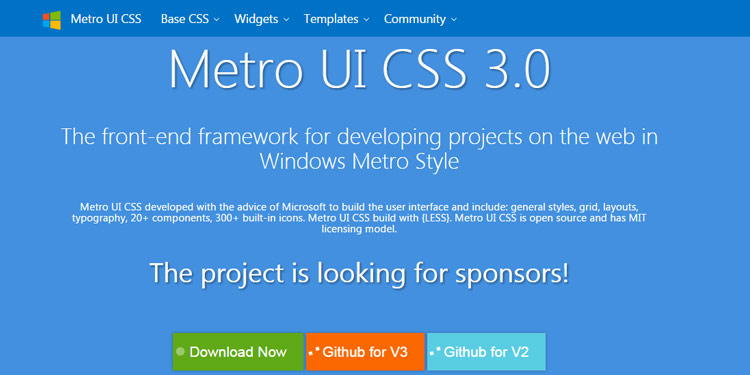 metro-ui-css-3-0